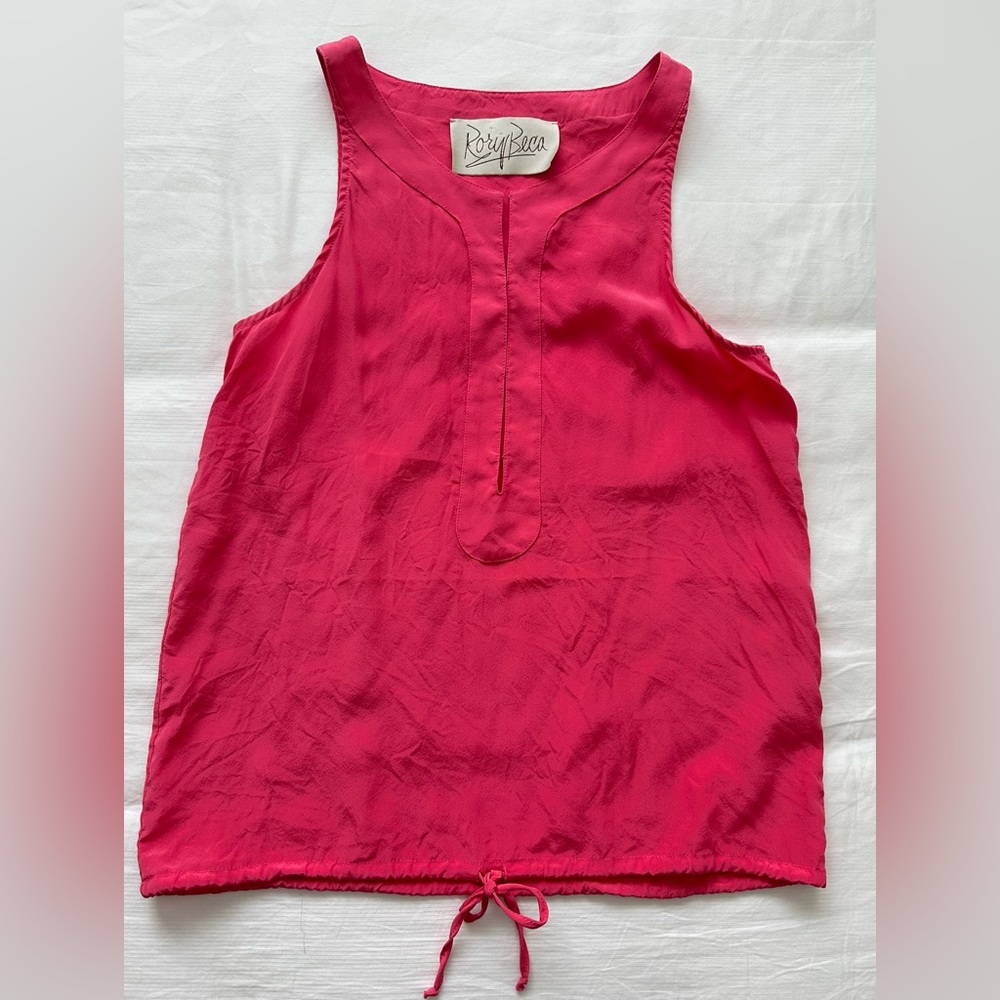 Rory Beca 100% Silk Tank Blouse - Size XS